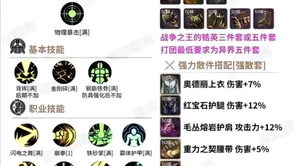 漫游刷图装备